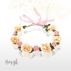 Flowers Headbands- Simply White- Headband For Girls- Headband Flower Girls
